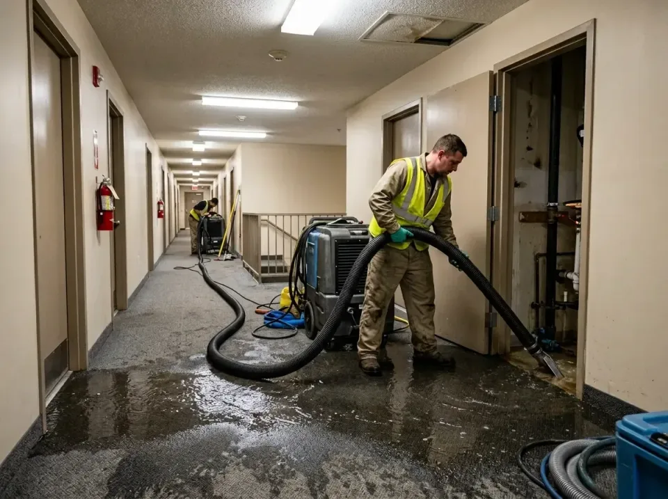 multi-unit-apartment-hallway-f-005 — frequently asked questions, Emergency Burst Pipe Water Extraction & Removal in Heath, TX